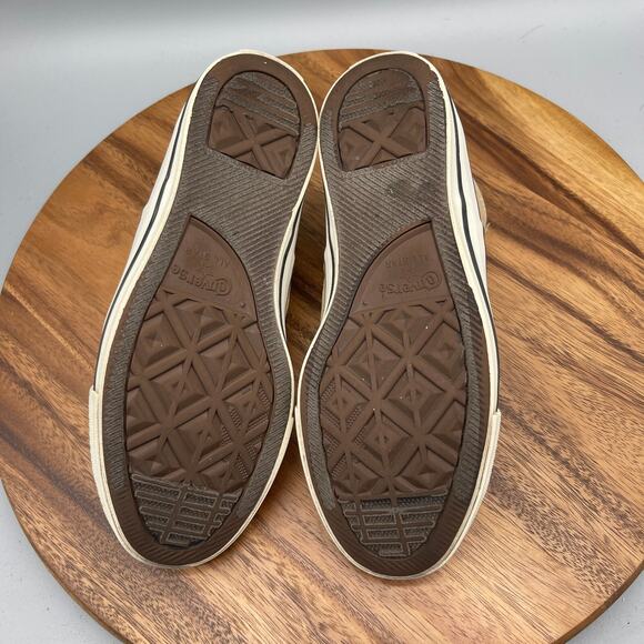 Converse Chuck Taylor All Star Malden Street Mid Shoes Womens 9 Taupe Brown - Picture 7 of 8